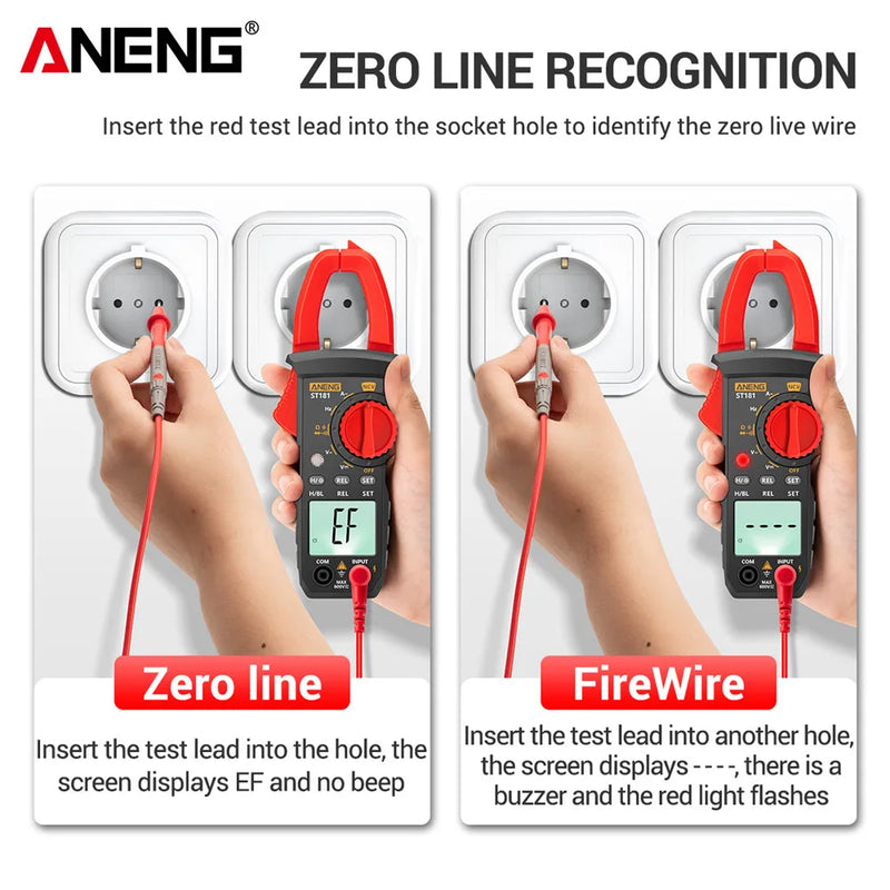 Alicate Amperímetro Digital ANENG ST181 - FRETE GRÁTIS E PARCELAMENTO EM ATÉ 12x